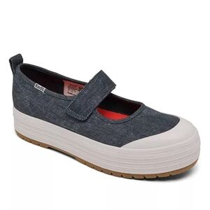 Keds Women's Mary Jane Platform Sneaker Denim Size 9.5